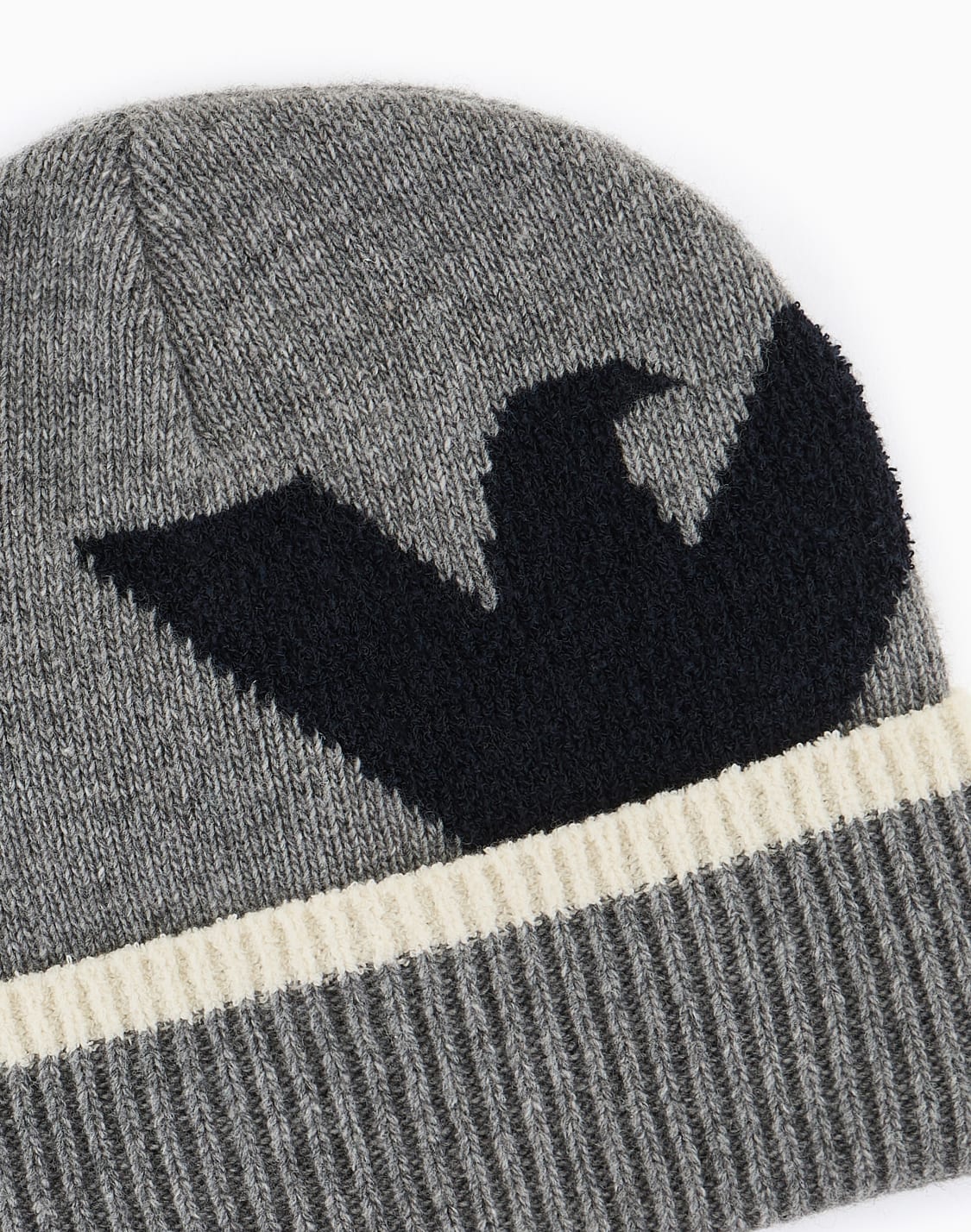 beanie-in-a-cotton-and-wool-blend-with-oversized-jacquard-logo-grey--emporio-armani