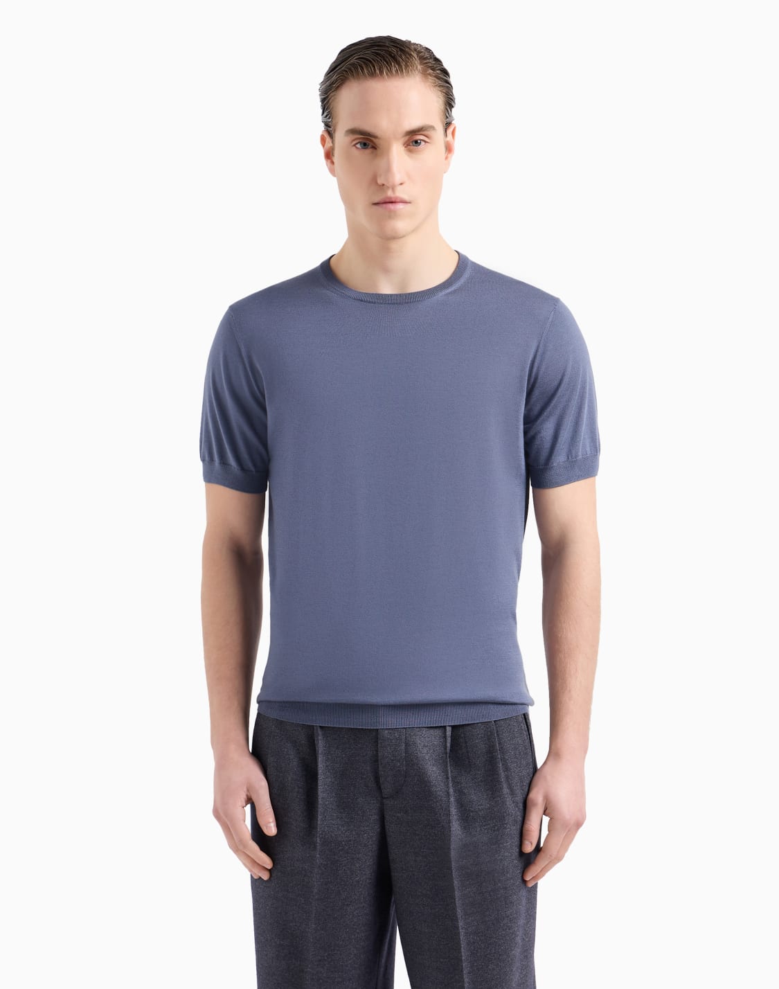 short-sleeved-crew-neck-jumper-in-silk-and-cotton-blue--giorgio-armani