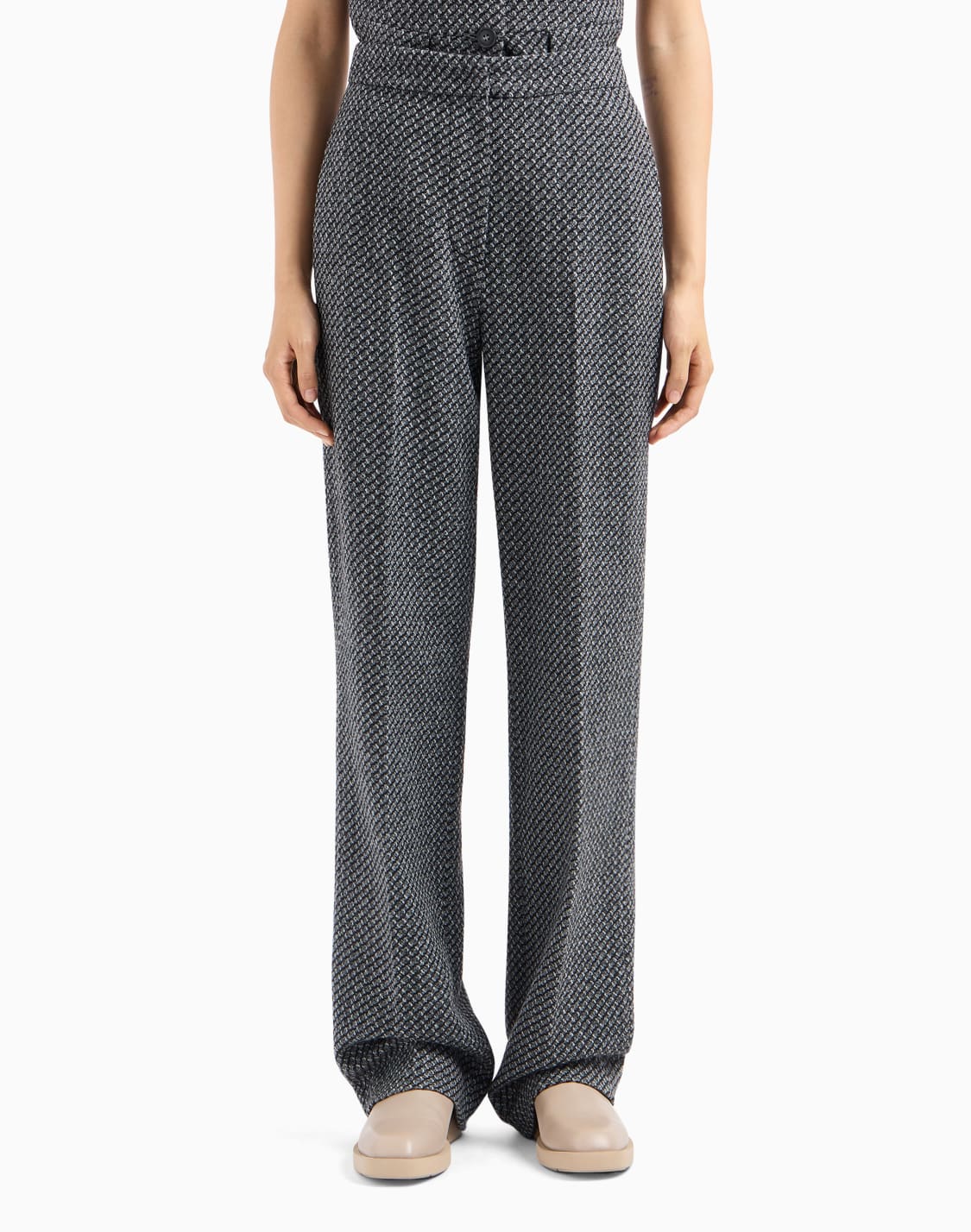 pantalones-en-punto-de-mezcla-de-lana-jaspeada-con-patrn-en-relieve-gris--emporio-armani