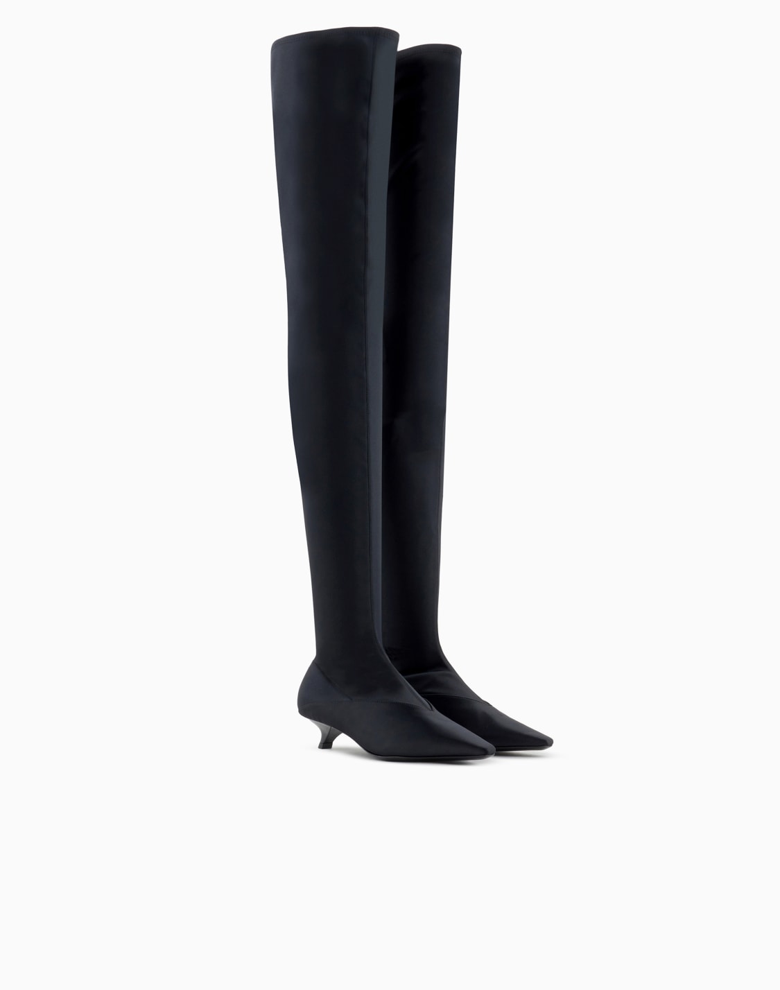 botas-mosqueteras-de-satn-elstico-con-tacn-kitten-negro--emporio-armani