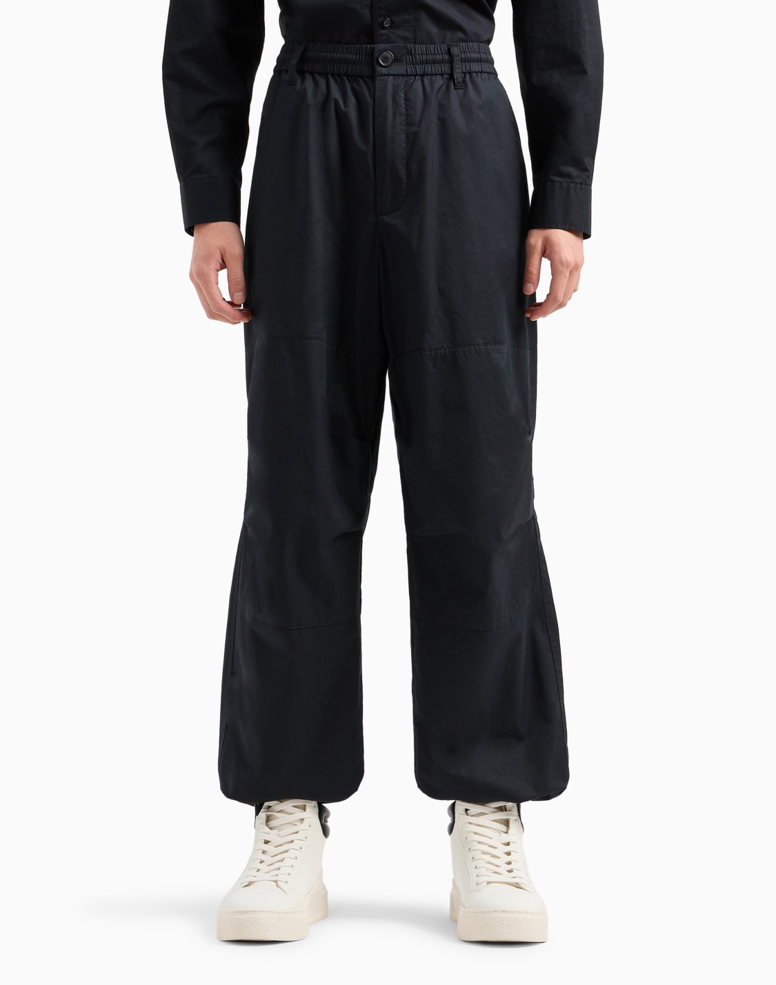 pantaln-oversize-de-sarga-de-algodn-con-cordn-negro--armani-exchange