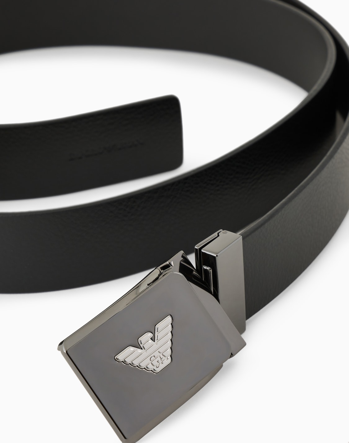 emporio armani black belt