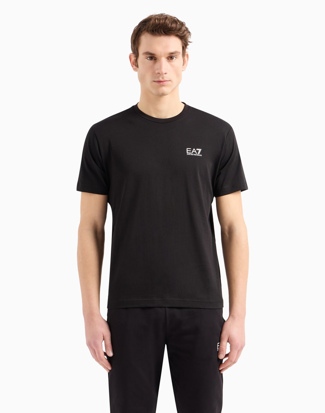 t-shirt-ras-du-cou-logo-series-en-jersey-de-coton-noir--ea7