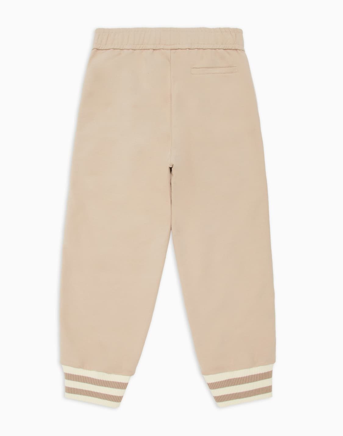 Emporio Armani Boys Logo Joggers in Beige