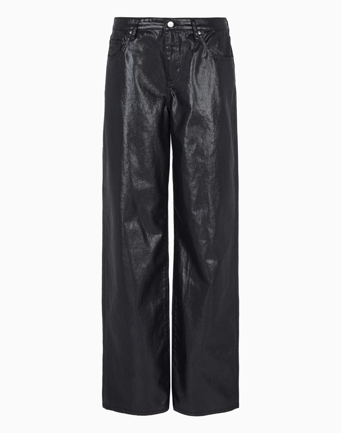 vaqueros-de-corte-relajado-en-denim-de-algodn-ultrabrillante-negro--armani-exchange