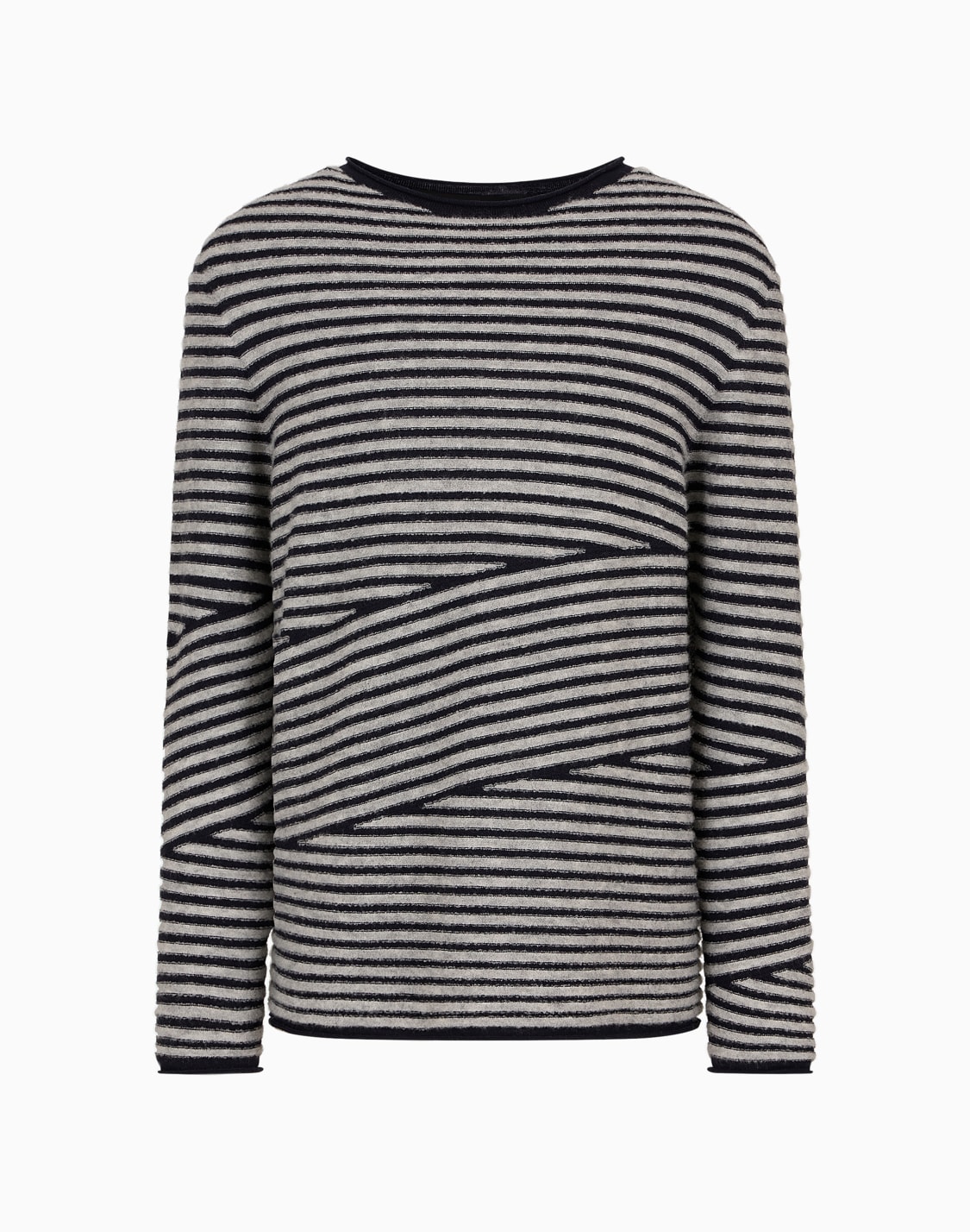 jersey-de-cuello-redondo-en-lana-virgen-cachemir-y-seda-boucl-estampado--giorgio-armani