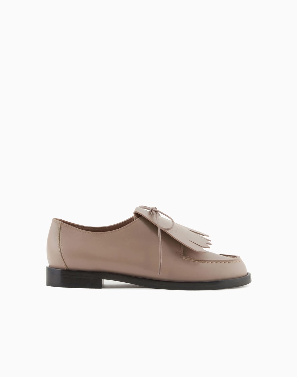 leather-lace-ups-with-fringes-beige--emporio-armani