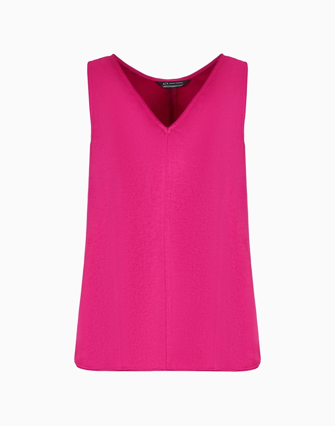regular-fit-shirt-in-satin-stretch-cotton-fuchsia--armani-exchange