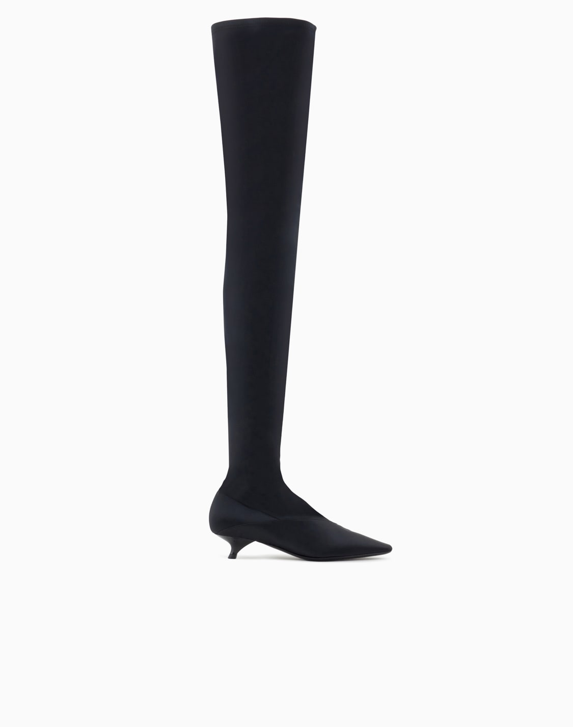 botas-mosqueteras-de-satn-elstico-con-tacn-kitten-negro--emporio-armani