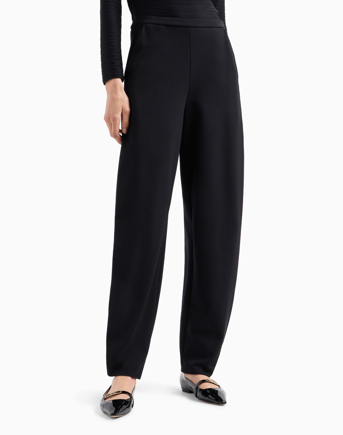 stretch-milano-stitch-fabric-trousers-with-pleat-at-the-hem-black--emporio-armani