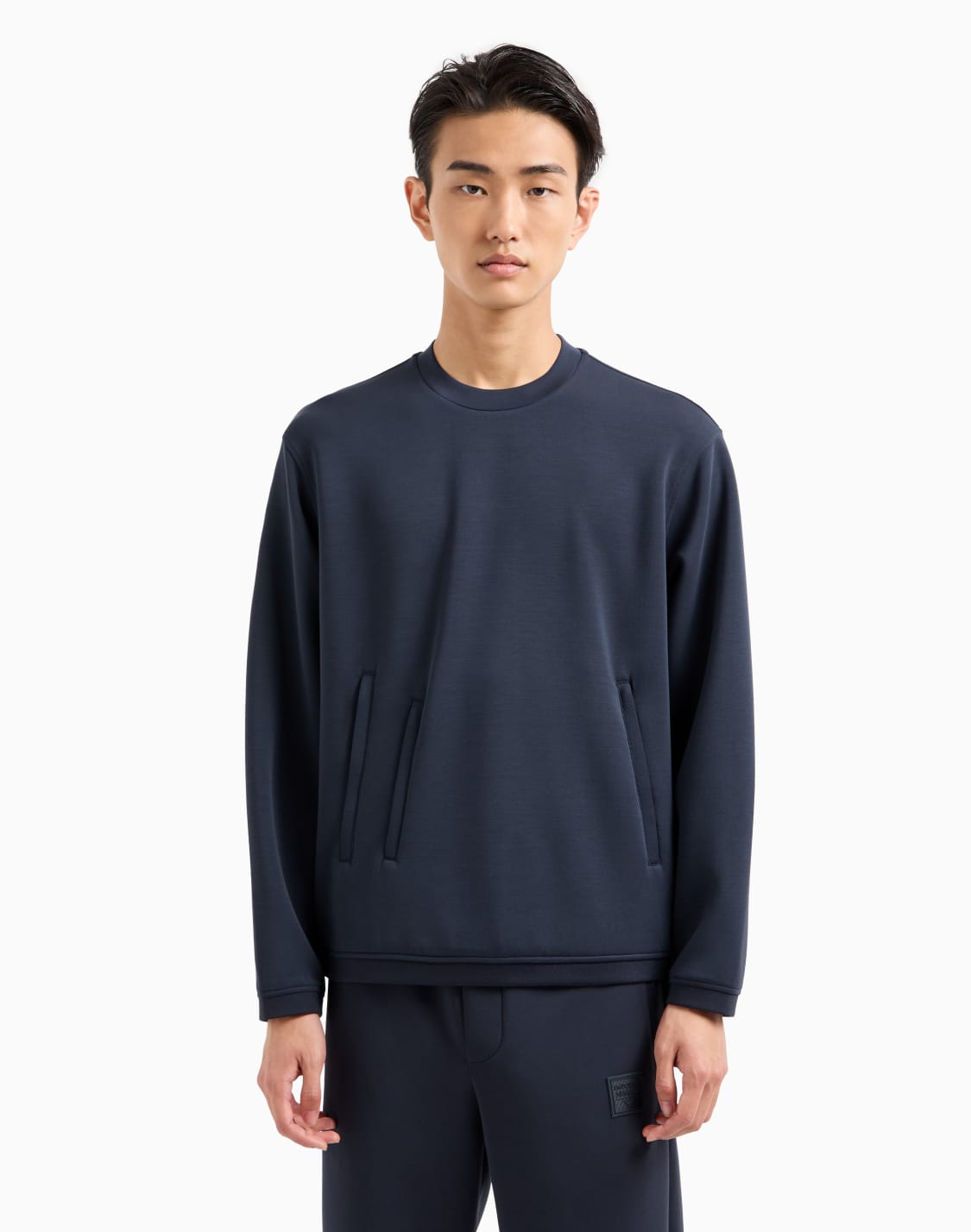 travel-essential-modal-blend-double-jersey-sweatshirt-navy-blue--emporio-armani