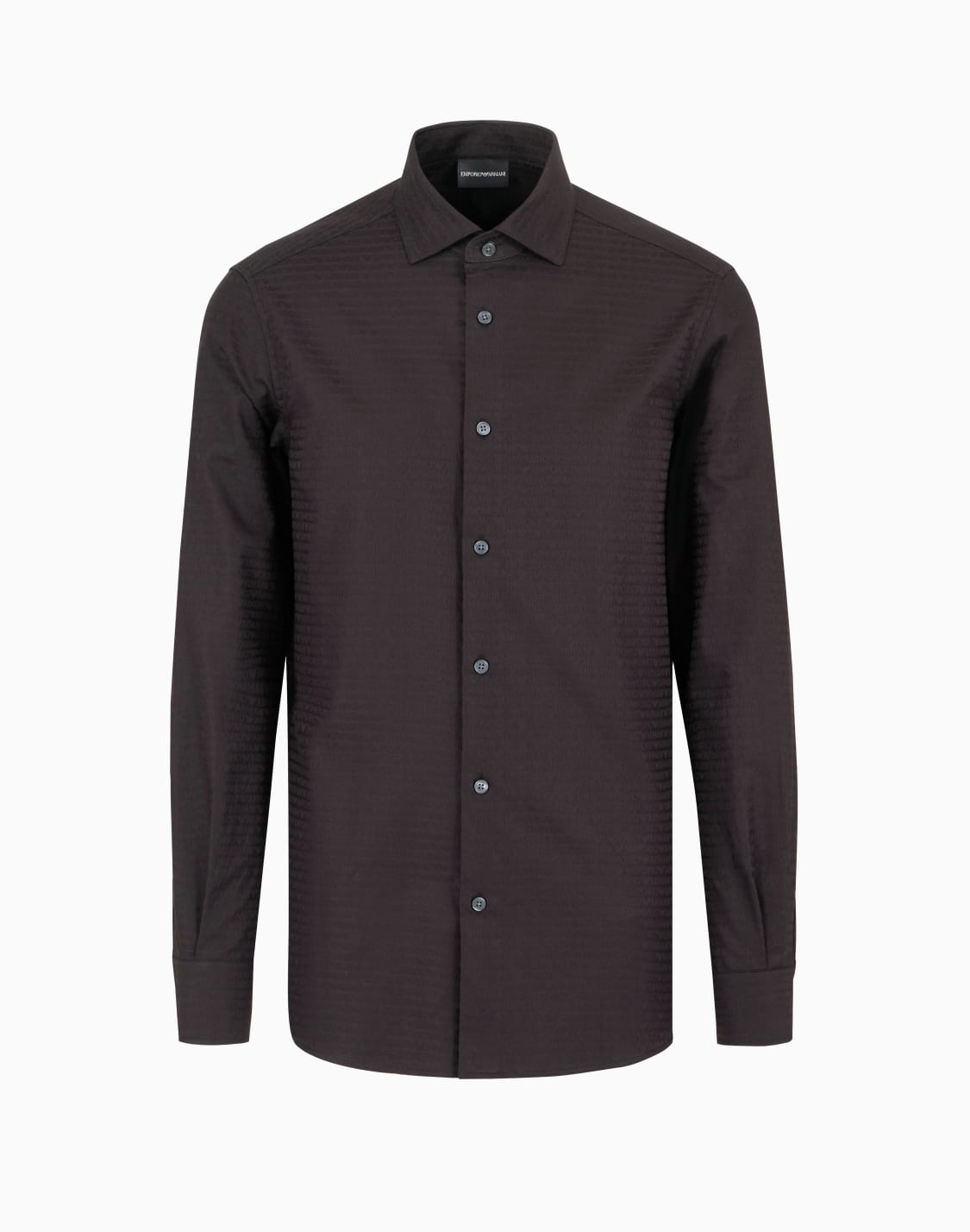 cotton-shirt-with-all-over-jacquard-logo-lettering-black--emporio-armani