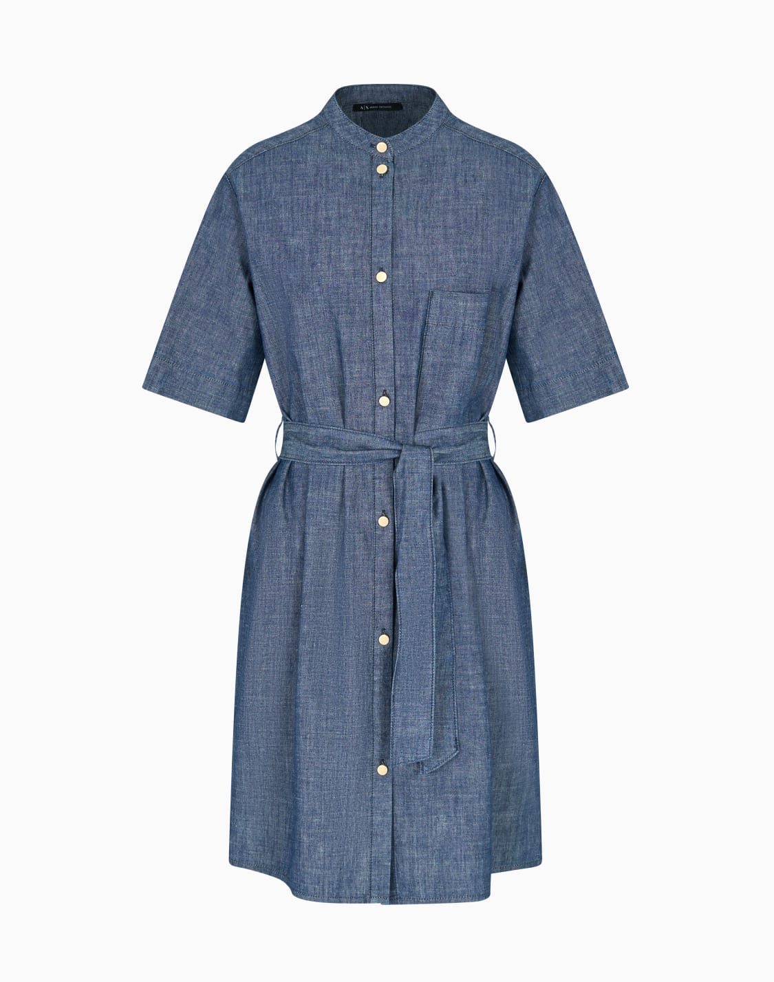short-dresses-blue--armani-exchange