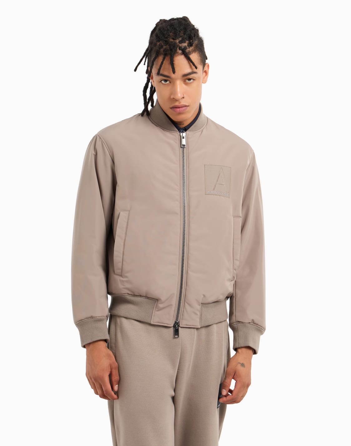 asv-recycled-nylon-bomber-jacket-beige--armani-exchange