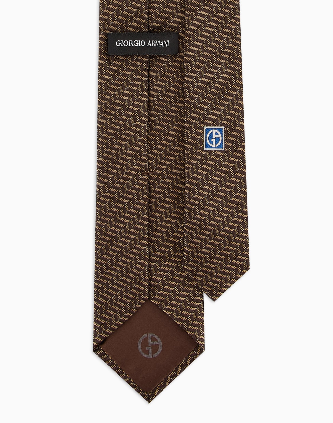 corbata-de-seda-con-motivo-chevrn-en-tejido-jacquard-marrn--giorgio-armani