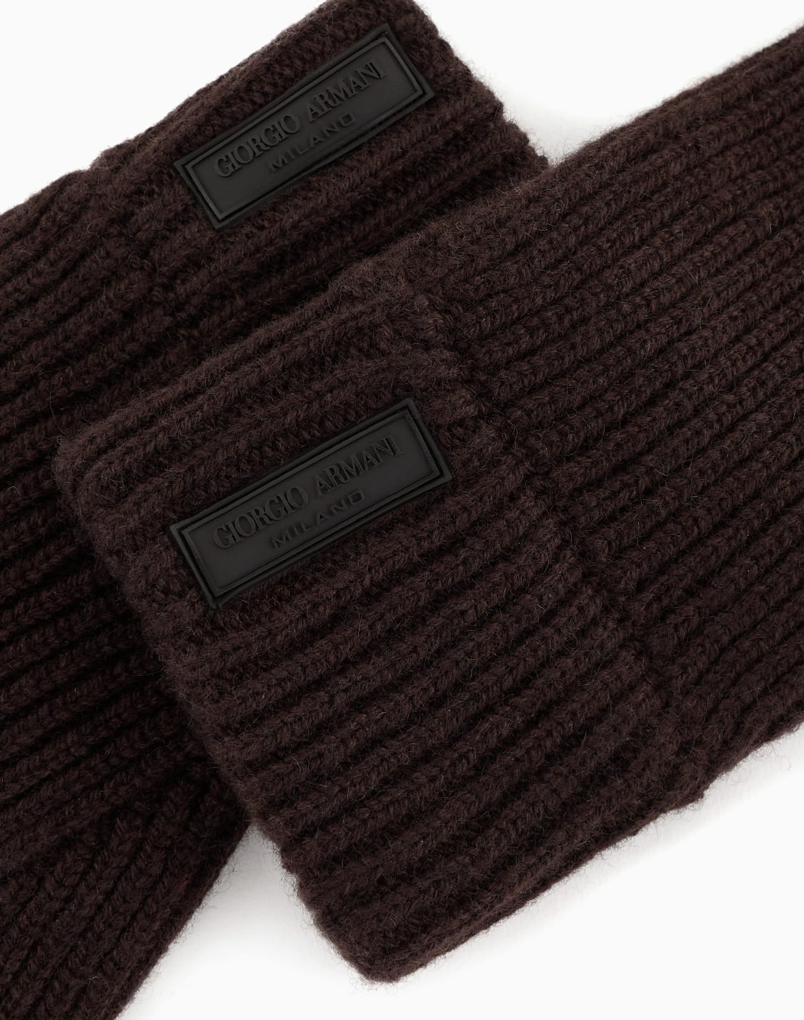 gloves-in-pure-cashmere-knit-brown--giorgio-armani
