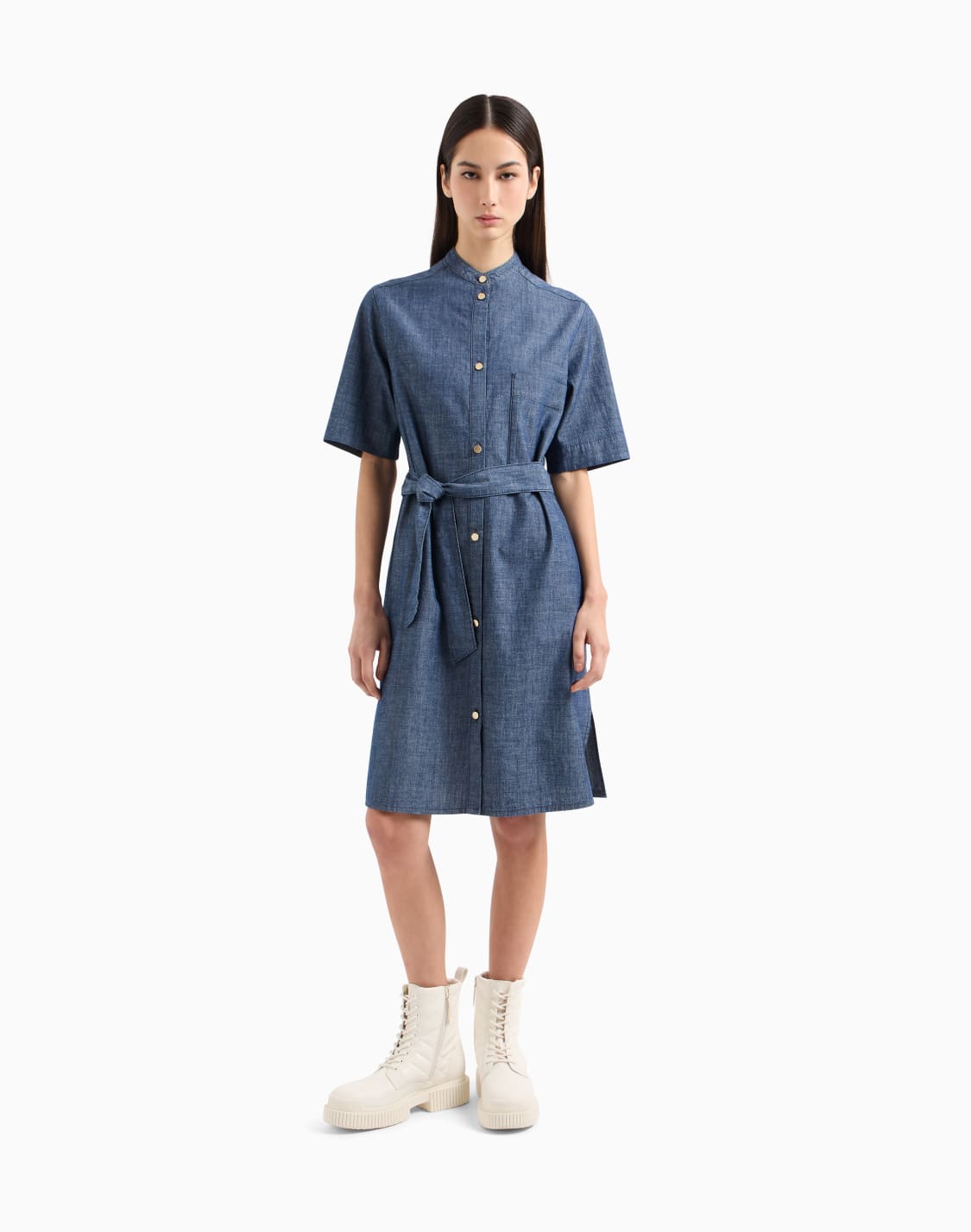 short-dresses-blue--armani-exchange