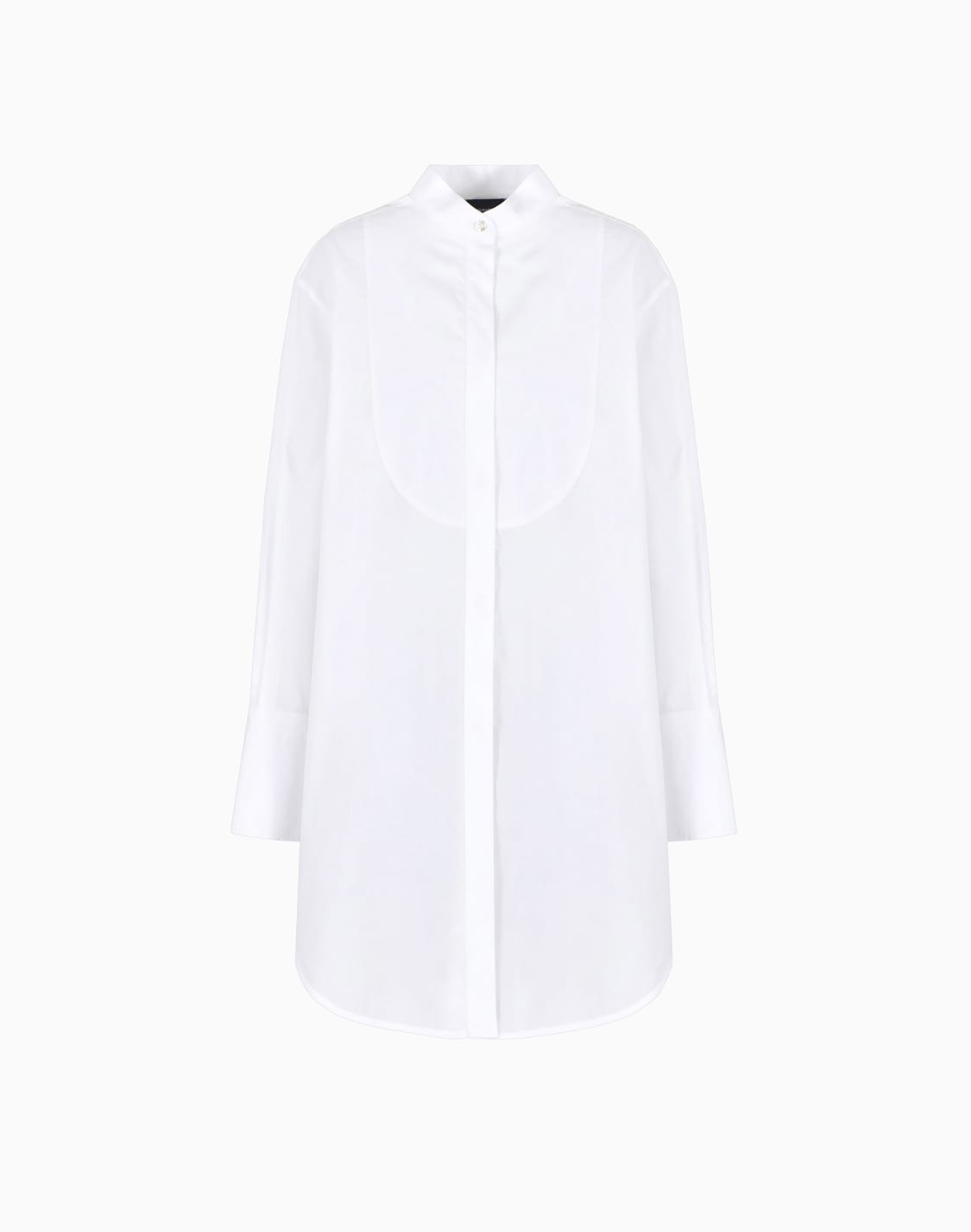 oversized-cotton-shirt-with-plastron-white--emporio-armani