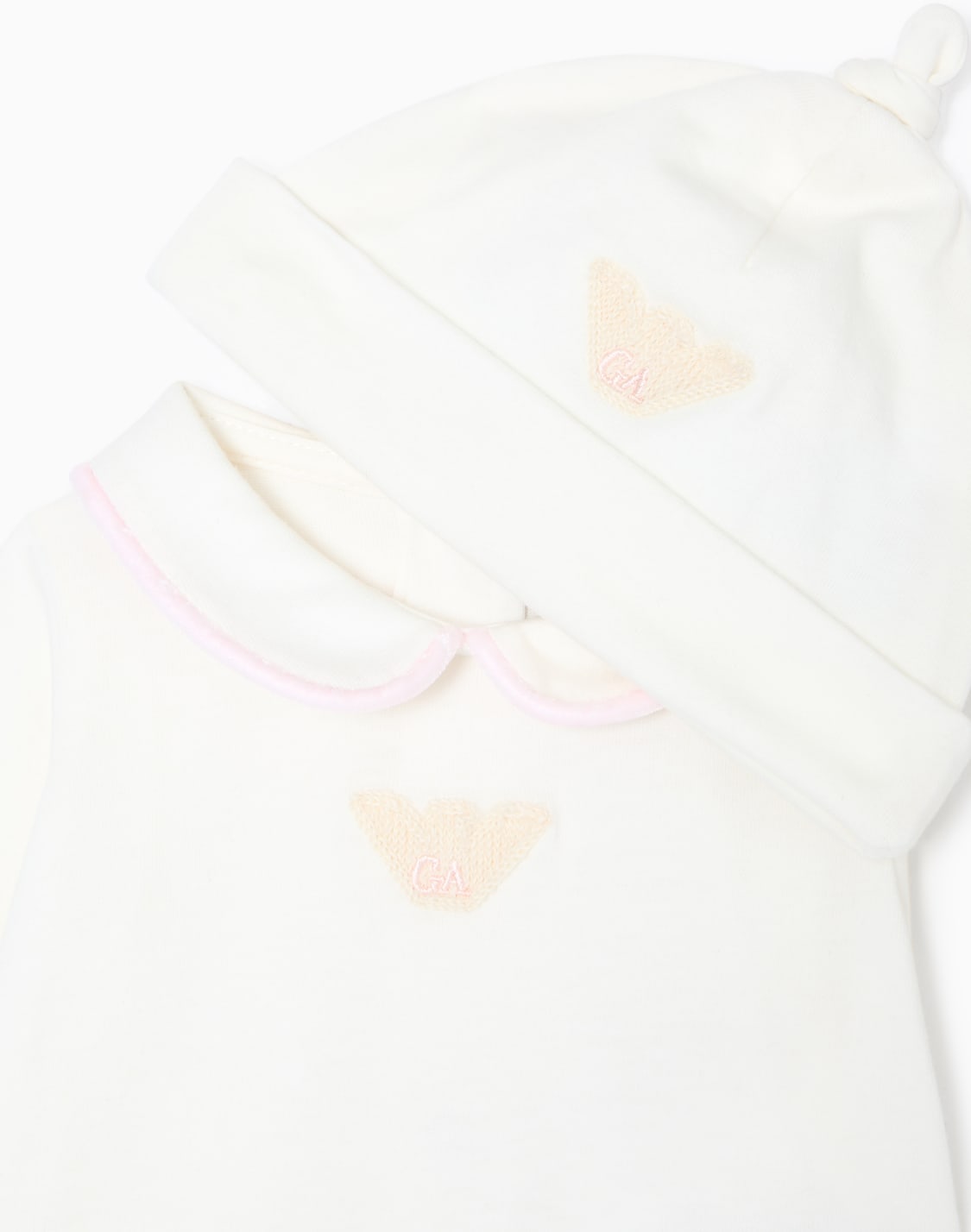 mercerised-jersey-beanie-and-onesie-set-pink--emporio-armani
