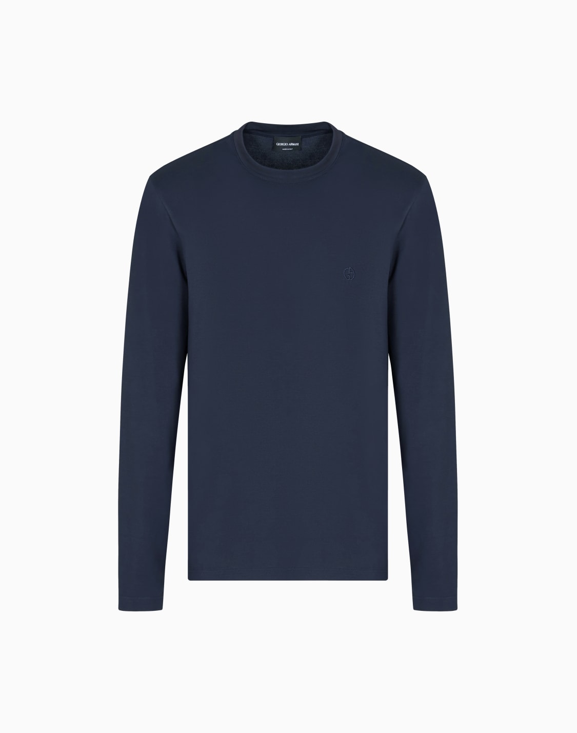 t-shirt-girocollo-in-modal-stretch-blu--giorgio-armani