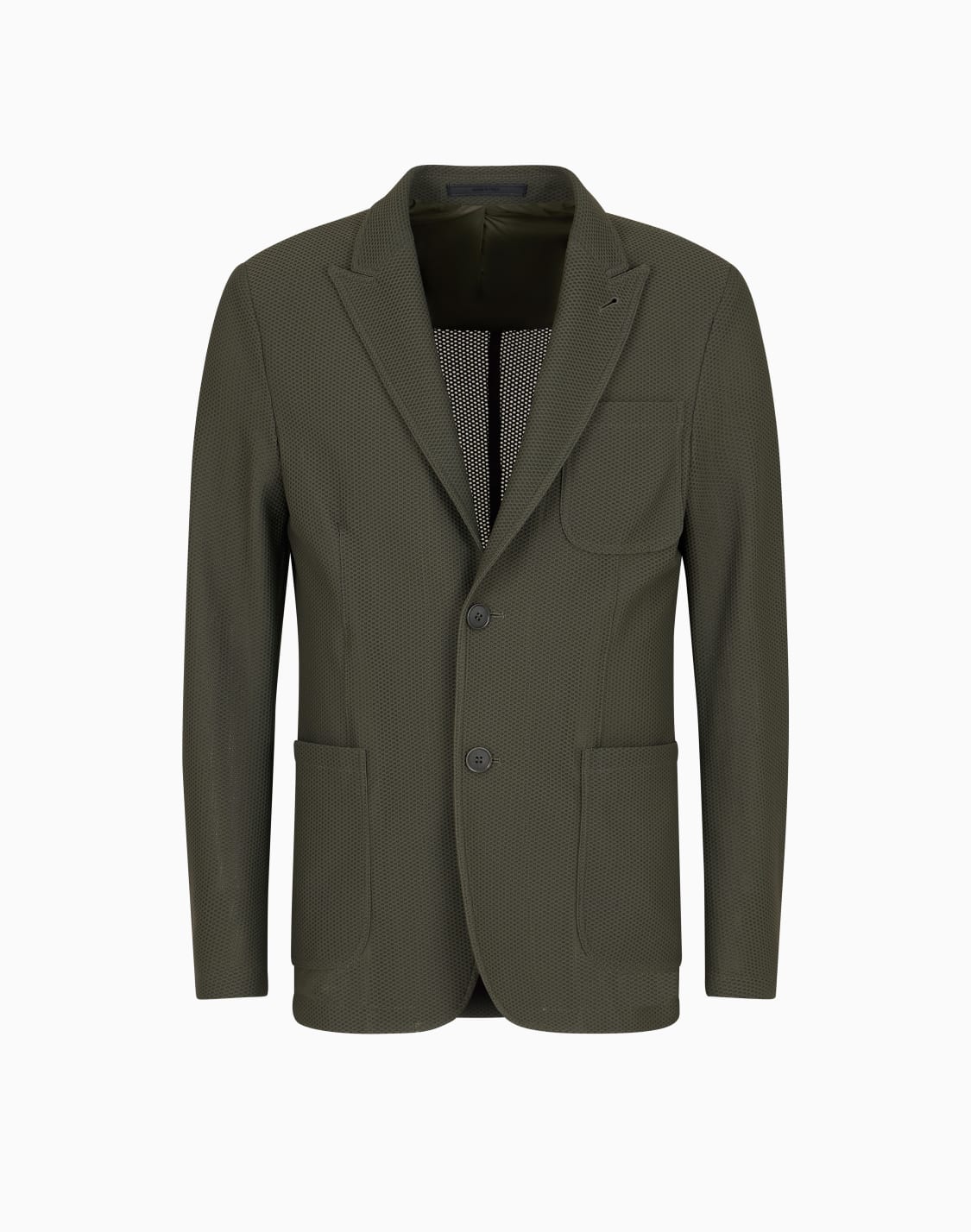 single-breasted-jacket-in-technical-waffle-fabric-green--giorgio-armani