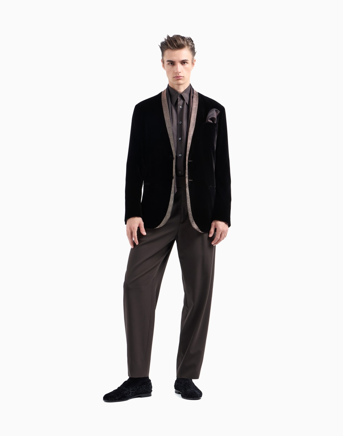 giorgios-regular-fit-silk-twill-shirt-brown--giorgio-armani