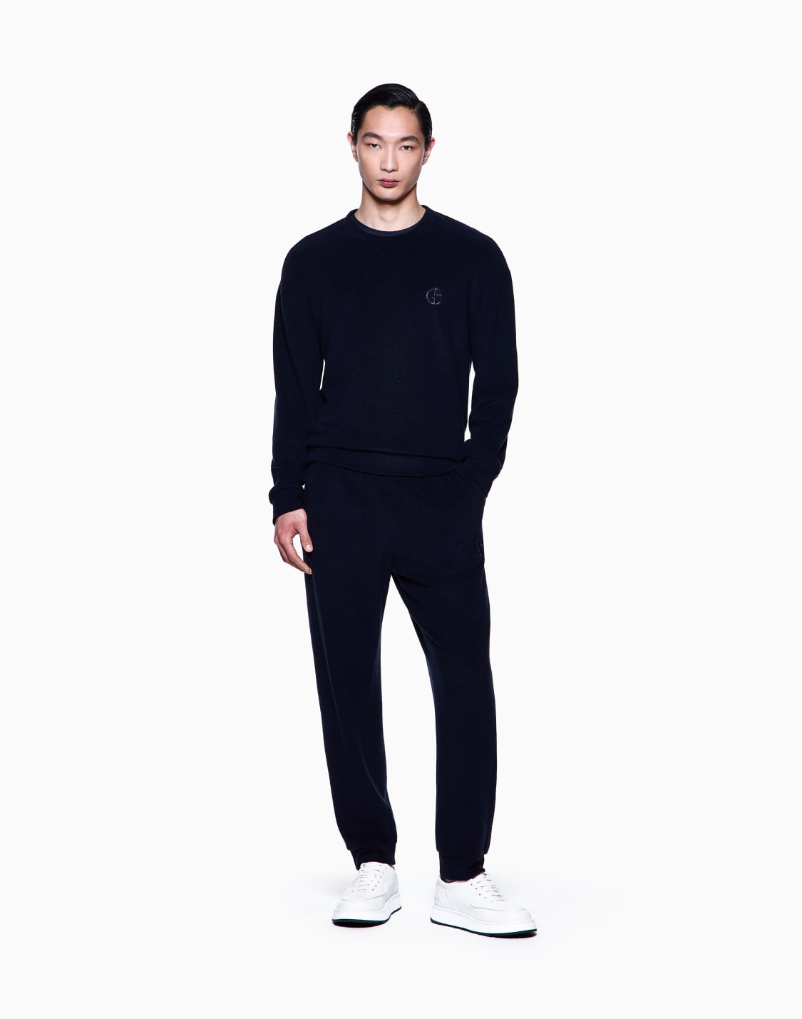 sweatshirts-without-hood-blue--giorgio-armani