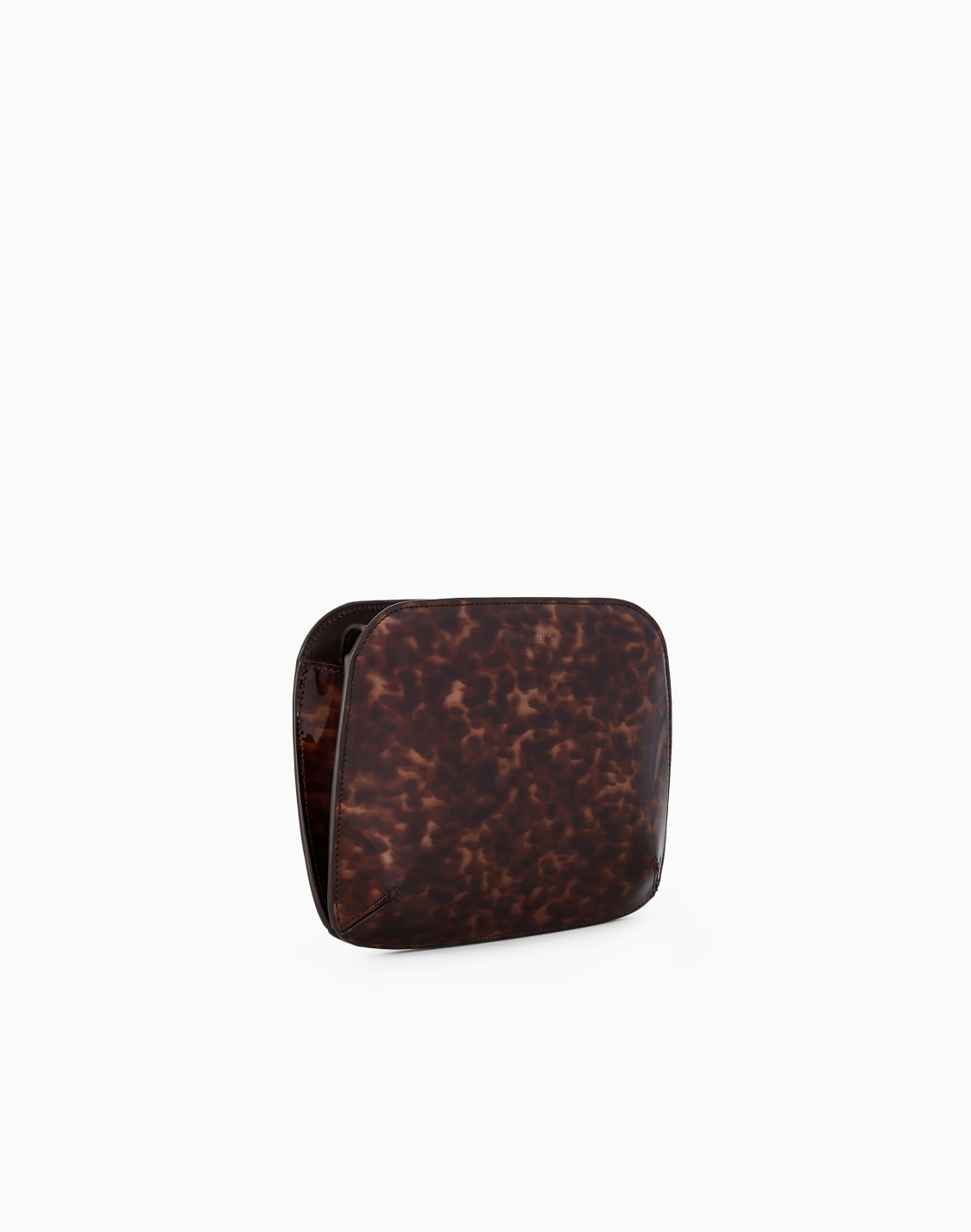 la-prima-clutch-with-a-tortoiseshell-print-ブラウン--giorgio-armani