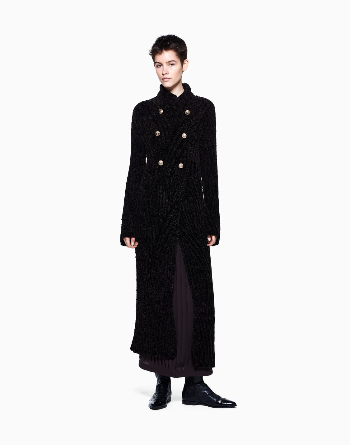 long-viscose-and-wool-knit-cardigan-brown--giorgio-armani