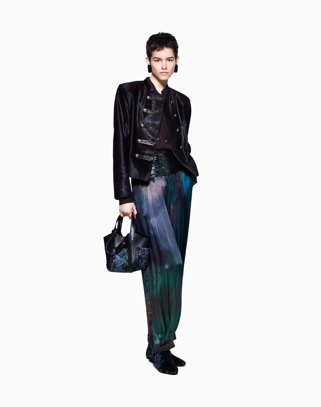 camicia-in-tripla-georgette-di-seta-marrone--giorgio-armani