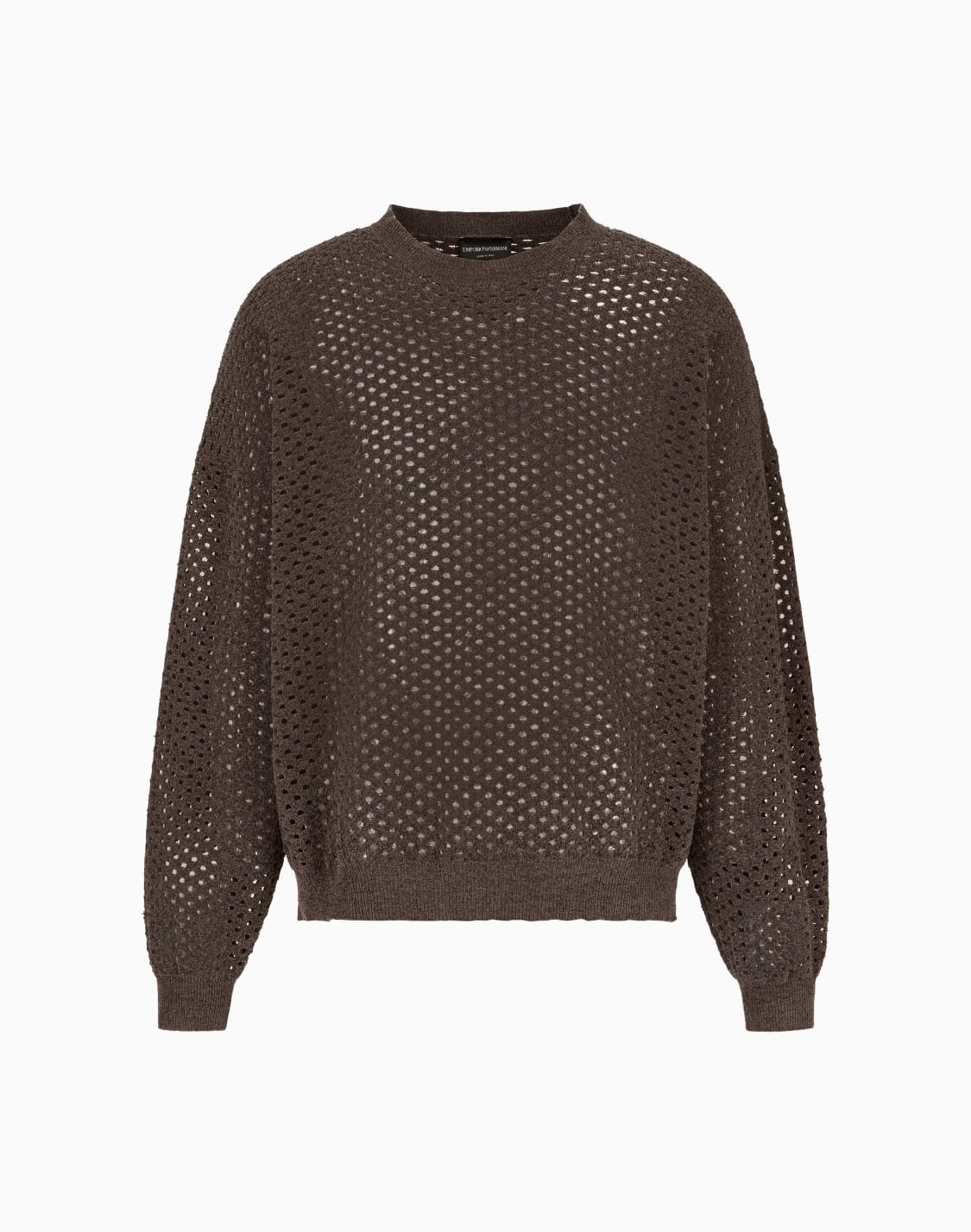 jersey-de-chenilla-calada-con-punto-perforado-beige--emporio-armani