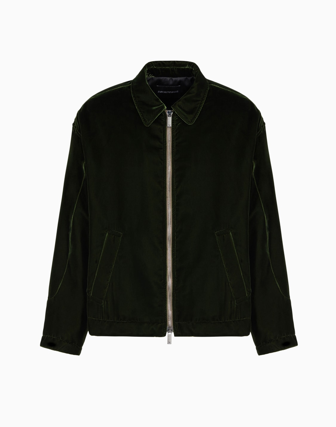 smooth-velvet-blouson-green--emporio-armani