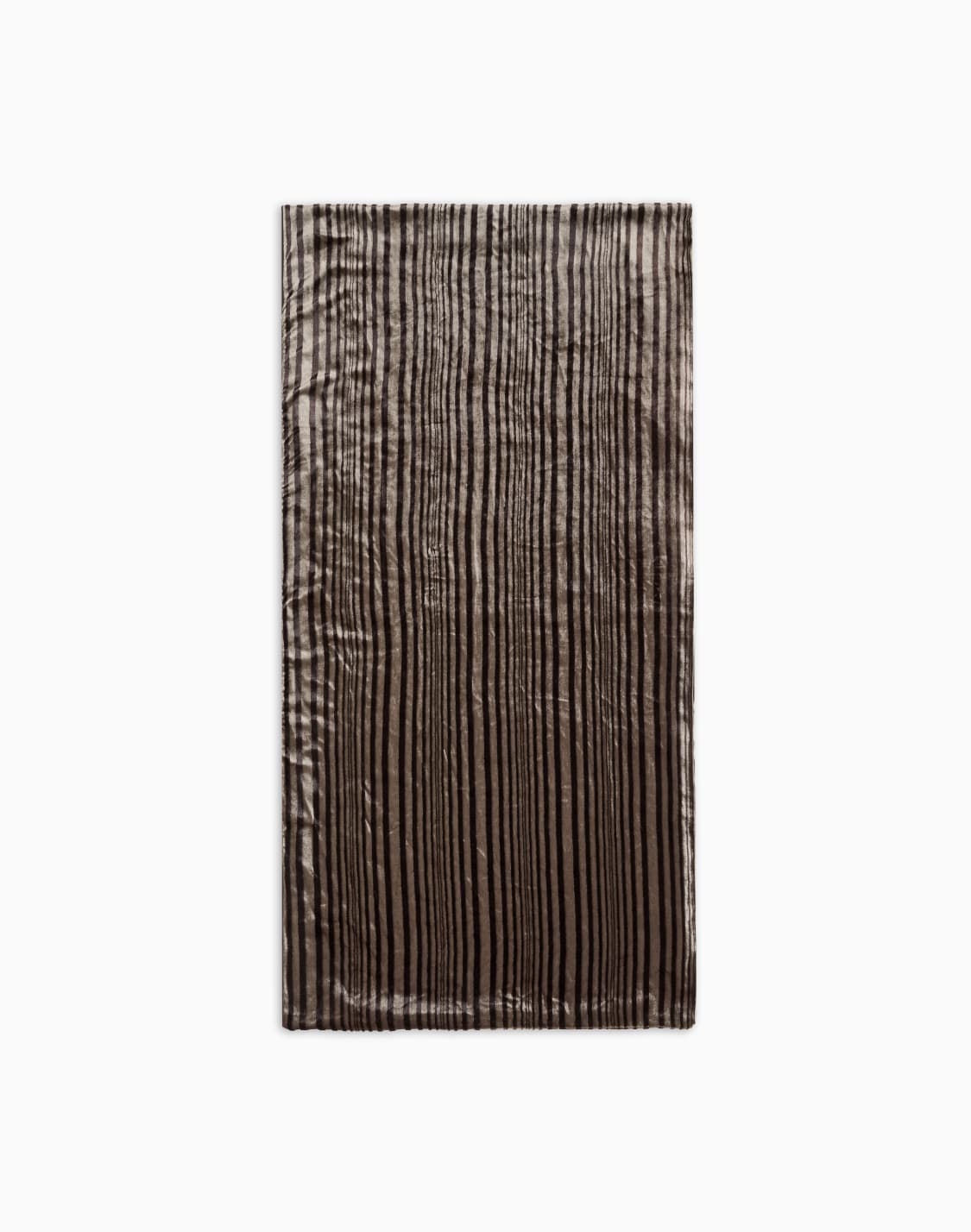 striped-velvet-scarf-brown--giorgio-armani