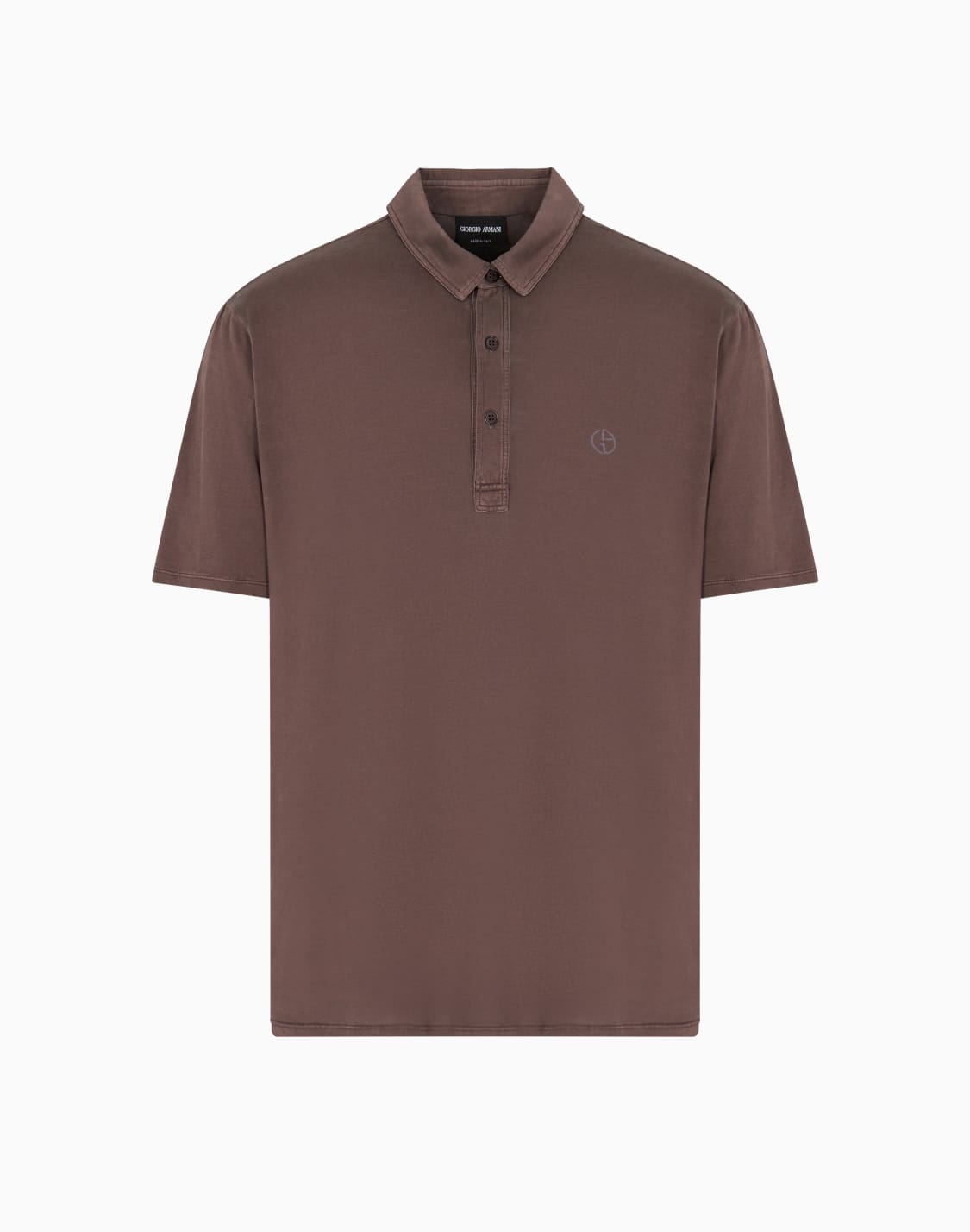 polo-shirt-in-silk-and-cotton-jersey-beige--giorgio-armani