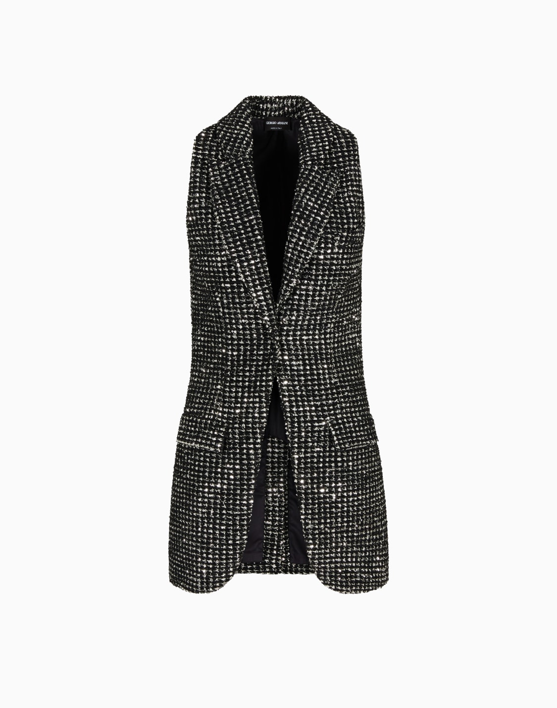 gilet-long-en-jersey-avec-imprim-floqu-et-paillettes-bicolore--giorgio-armani