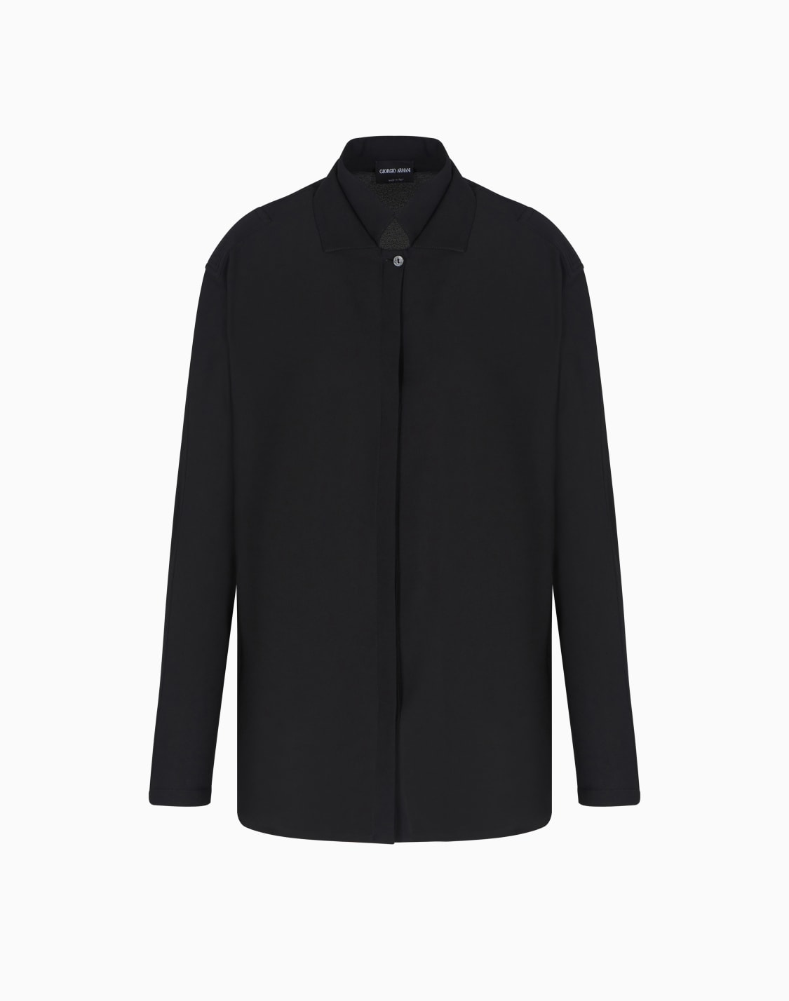 camicia-in-tripla-georgette-di-seta-asv-nero--giorgio-armani