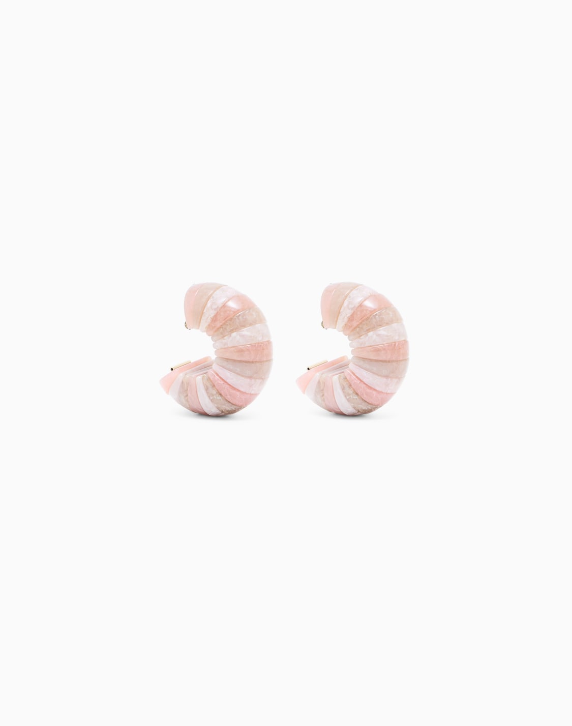 clip-on-earrings-in-a-mlange-resin-beige--giorgio-armani