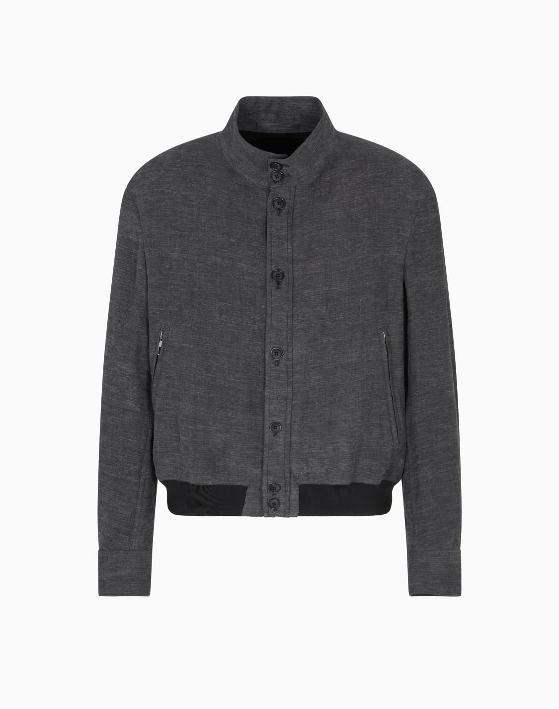 blouson-in-twill-di-lino-dlav-grigio--giorgio-armani
