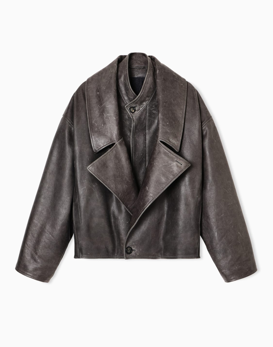 blouson-in-nappa-di-vitello-vintage-grigio--giorgio-armani