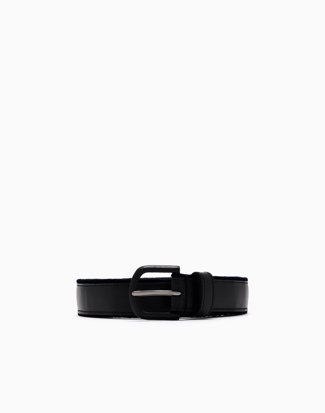 cintura-in-velluto-e-pelle-di-vitello-granato-nero--giorgio-armani