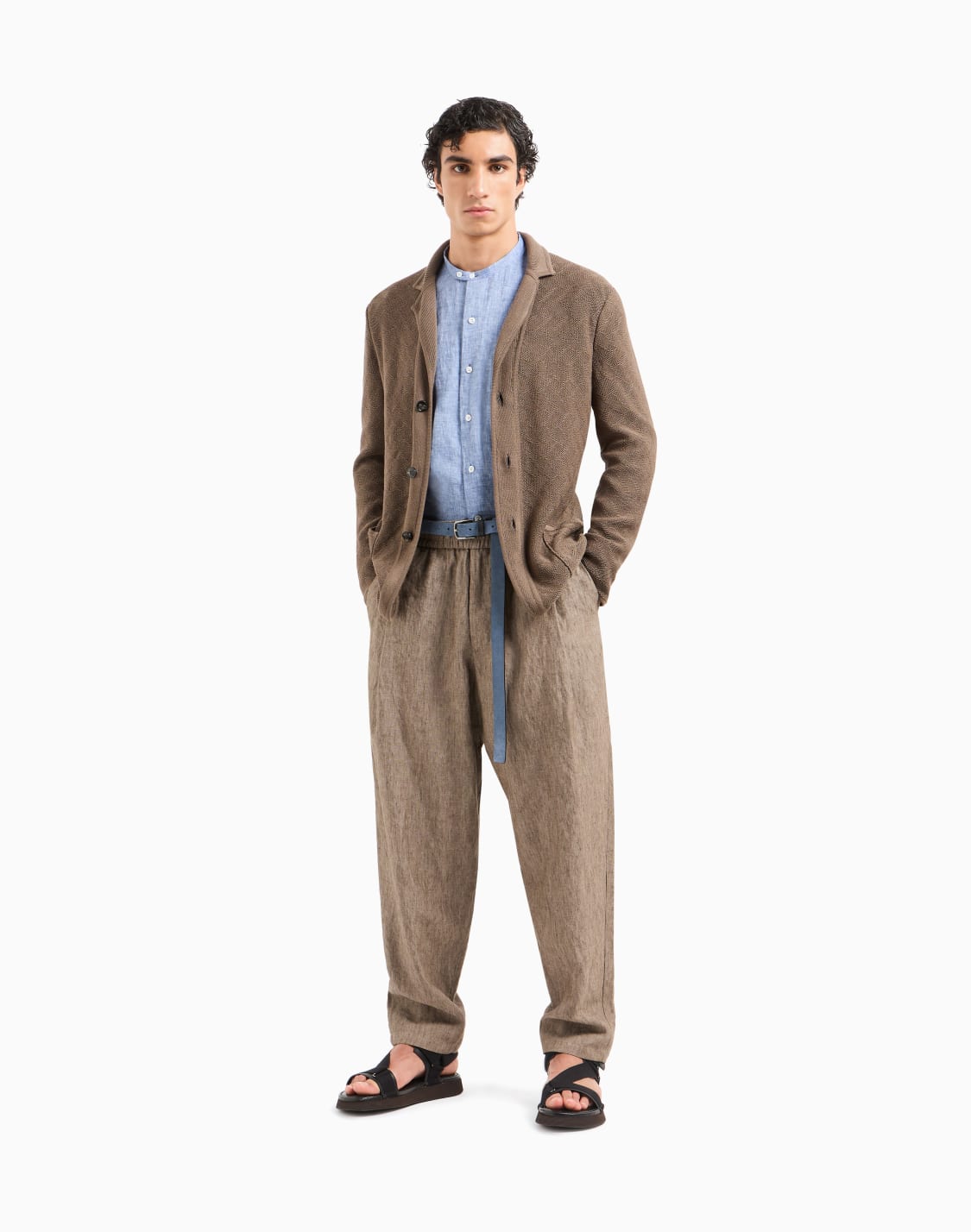 giacca-monopetto-in-maglia-di-cotone-jacquard-asv---giorgio-armani