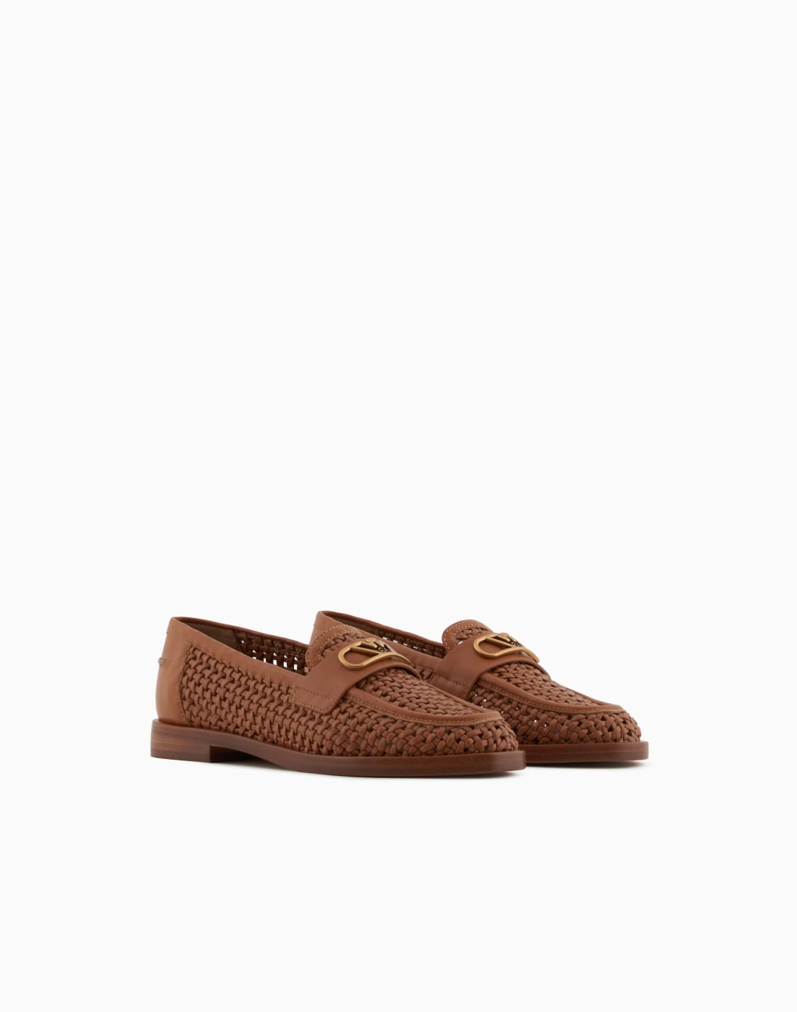 interwoven-loafers-with-leather-details-and-eagle-plate-brown--emporio-armani