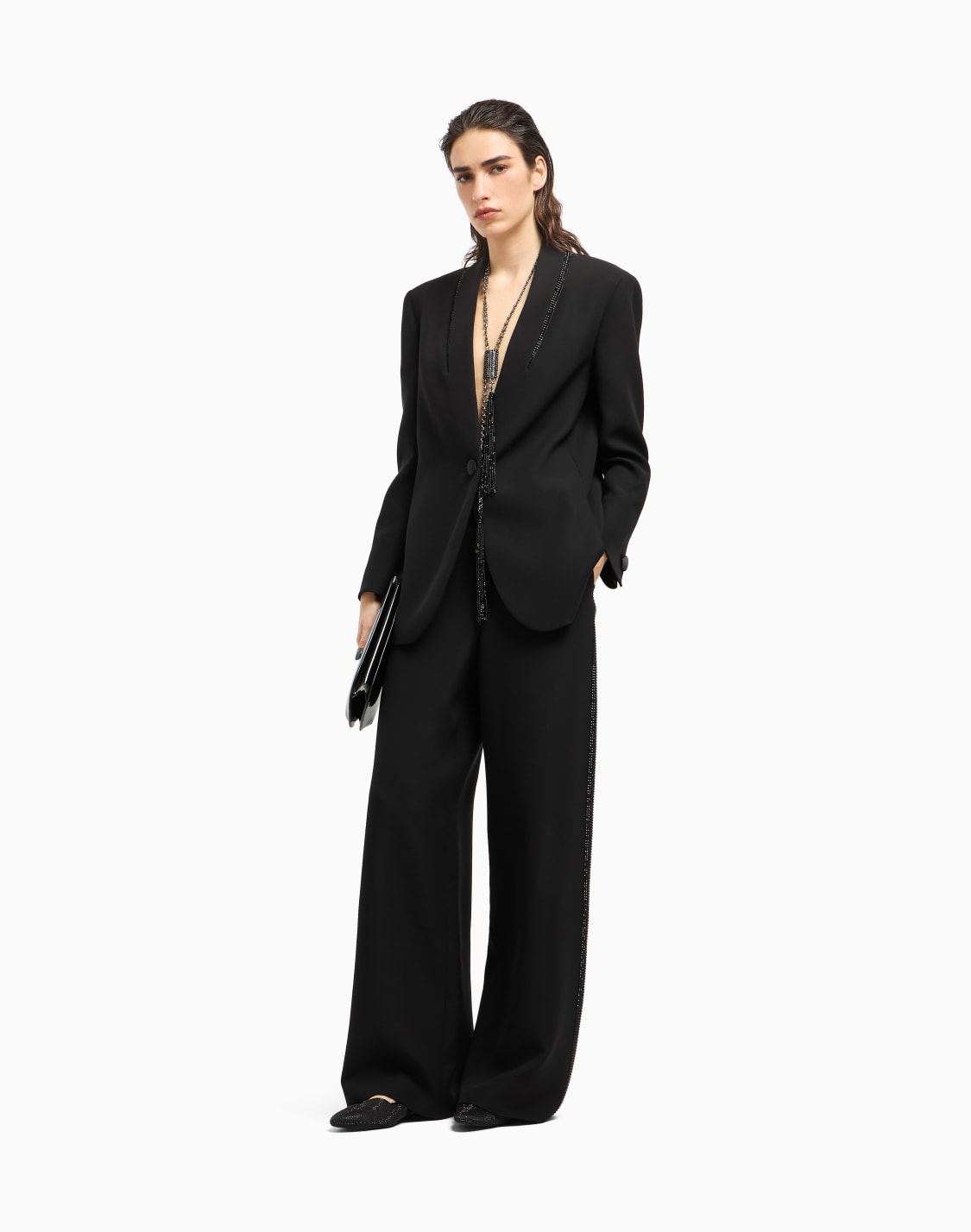 pantalon-ample-en-soie-avec-dtail-de-strass--motif--giorgio-armani