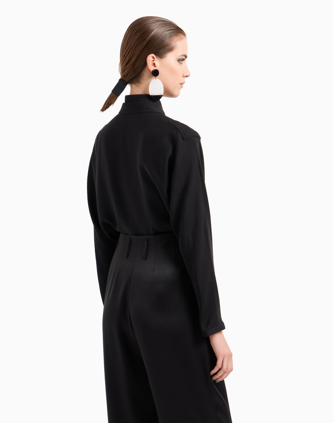 camicia-in-tripla-georgette-di-seta-asv-nero--giorgio-armani