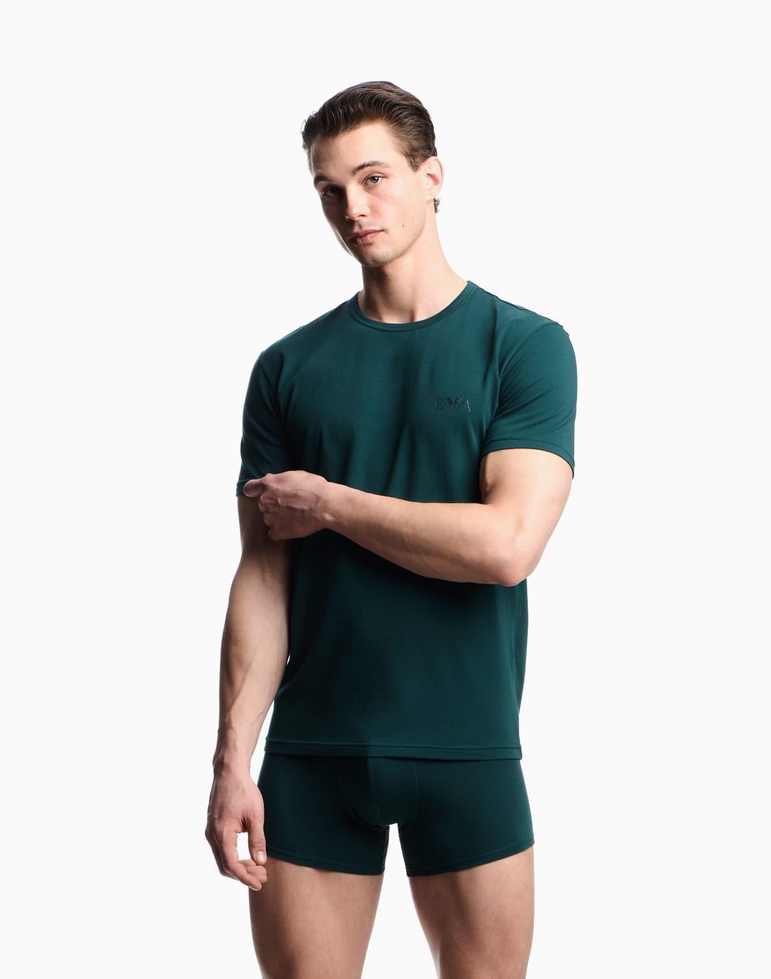 two-pack-of-loungewear-fitted-t-shirts-with-a-bold-monogram-logo-blue--emporio-armani