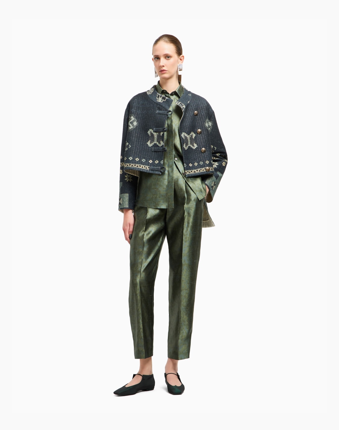 shirt-in-printed-silk-shantung-green--giorgio-armani
