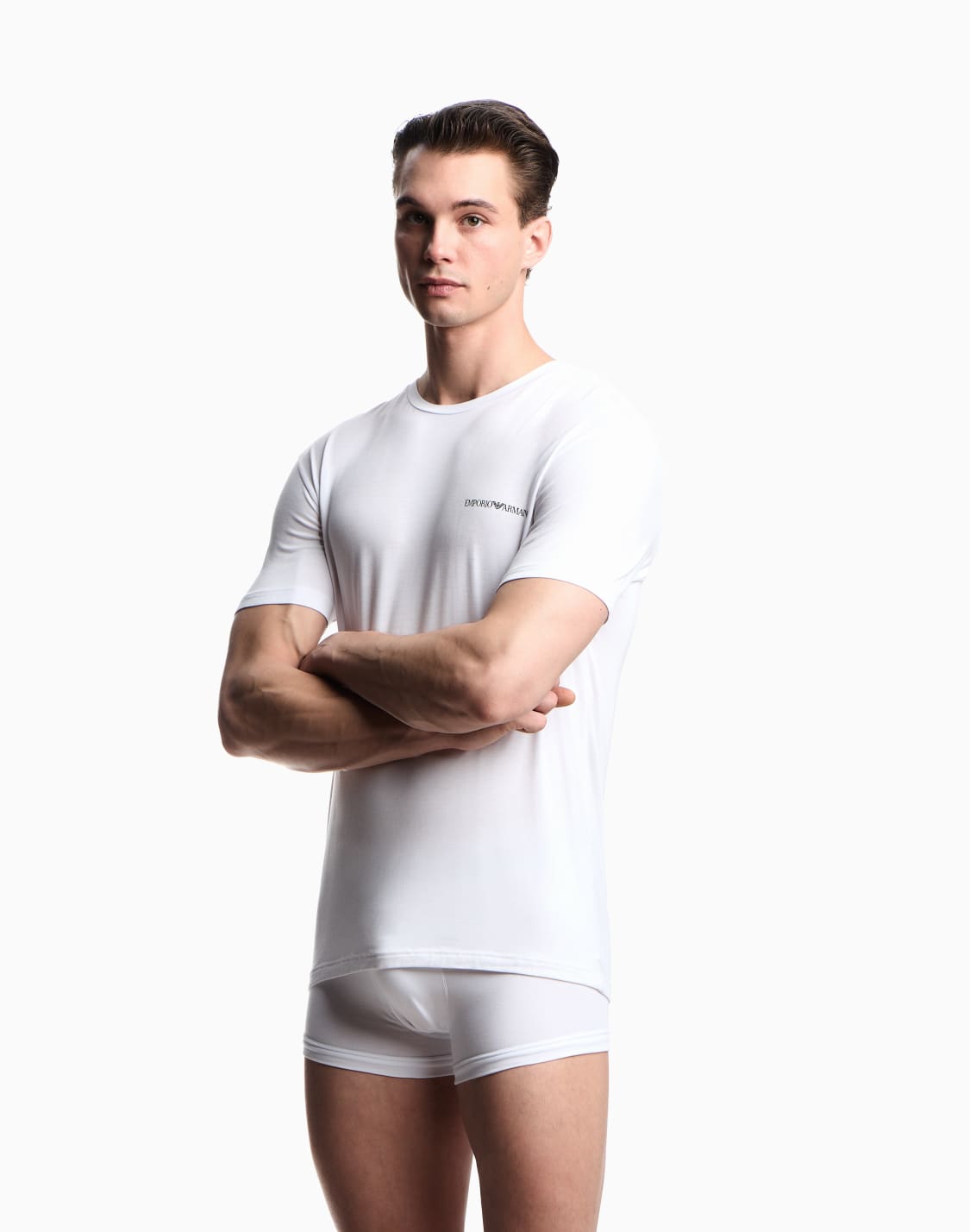 asv-ラウンジウェアtシャツ2枚セット-ビスコスジャジ-ブル--emporio-armani