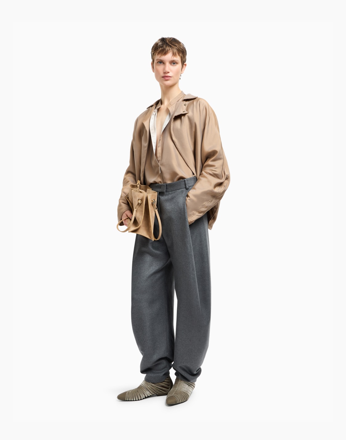 camicia-in-raso-beige--giorgio-armani