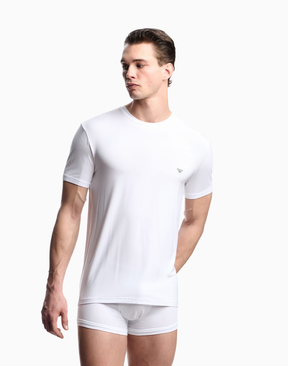fitted-loungewear-t-shirt-in-soft-modal-white--emporio-armani
