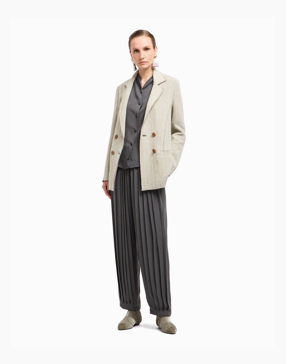 asv-top-aus-dreilagigem-seiden-georgette-grau--giorgio-armani